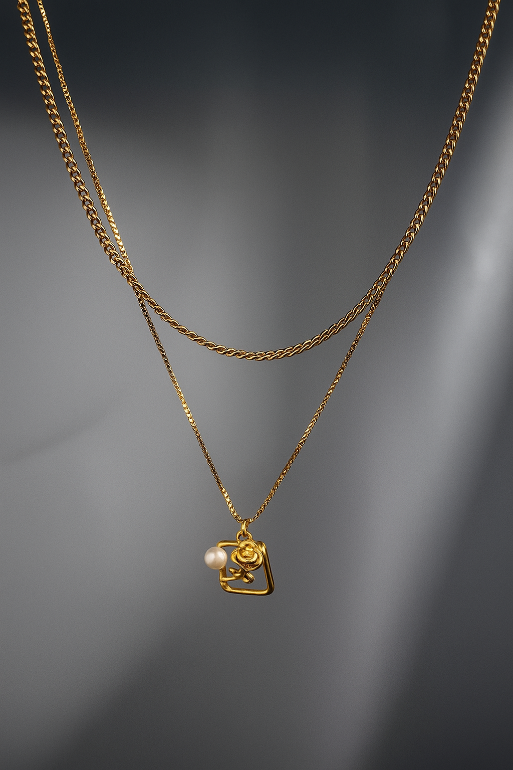 Petal Grace Dual Chain